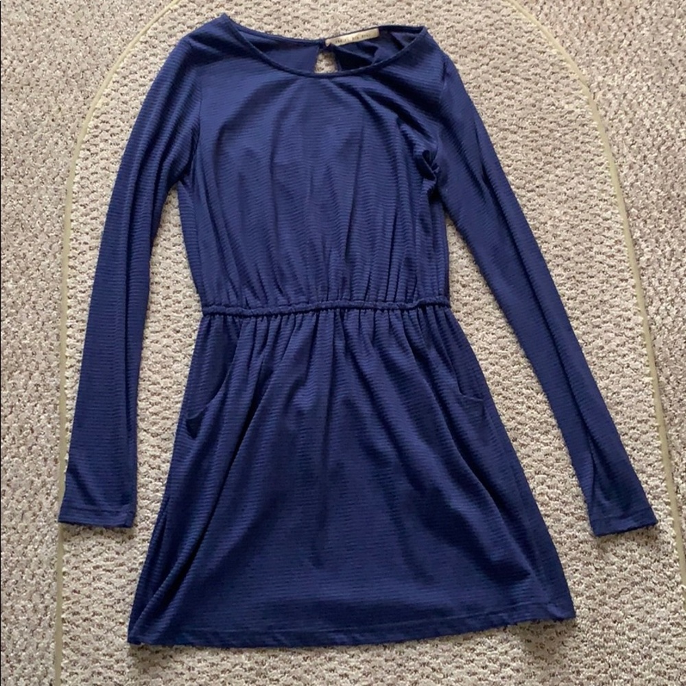 Blue stripe dress